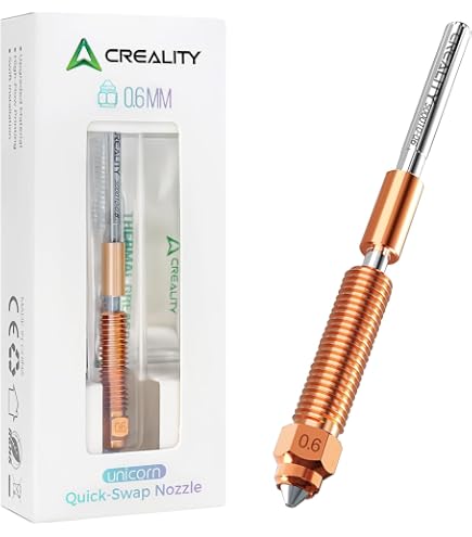 Creality Unicorn Hardened 0.6mm Nozzle for Creality K1C and Ender 3V3