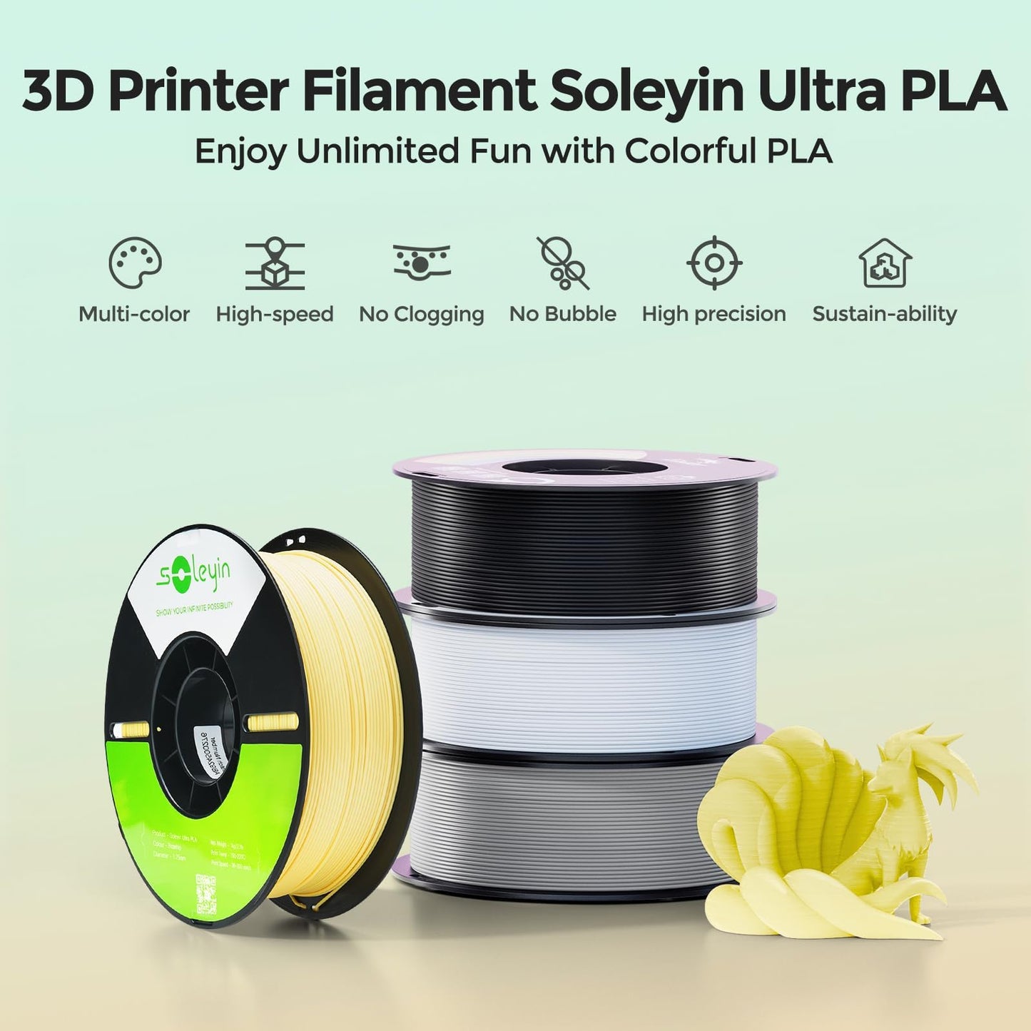 Soleyin Ultra PLA 1Kg 1.75mm