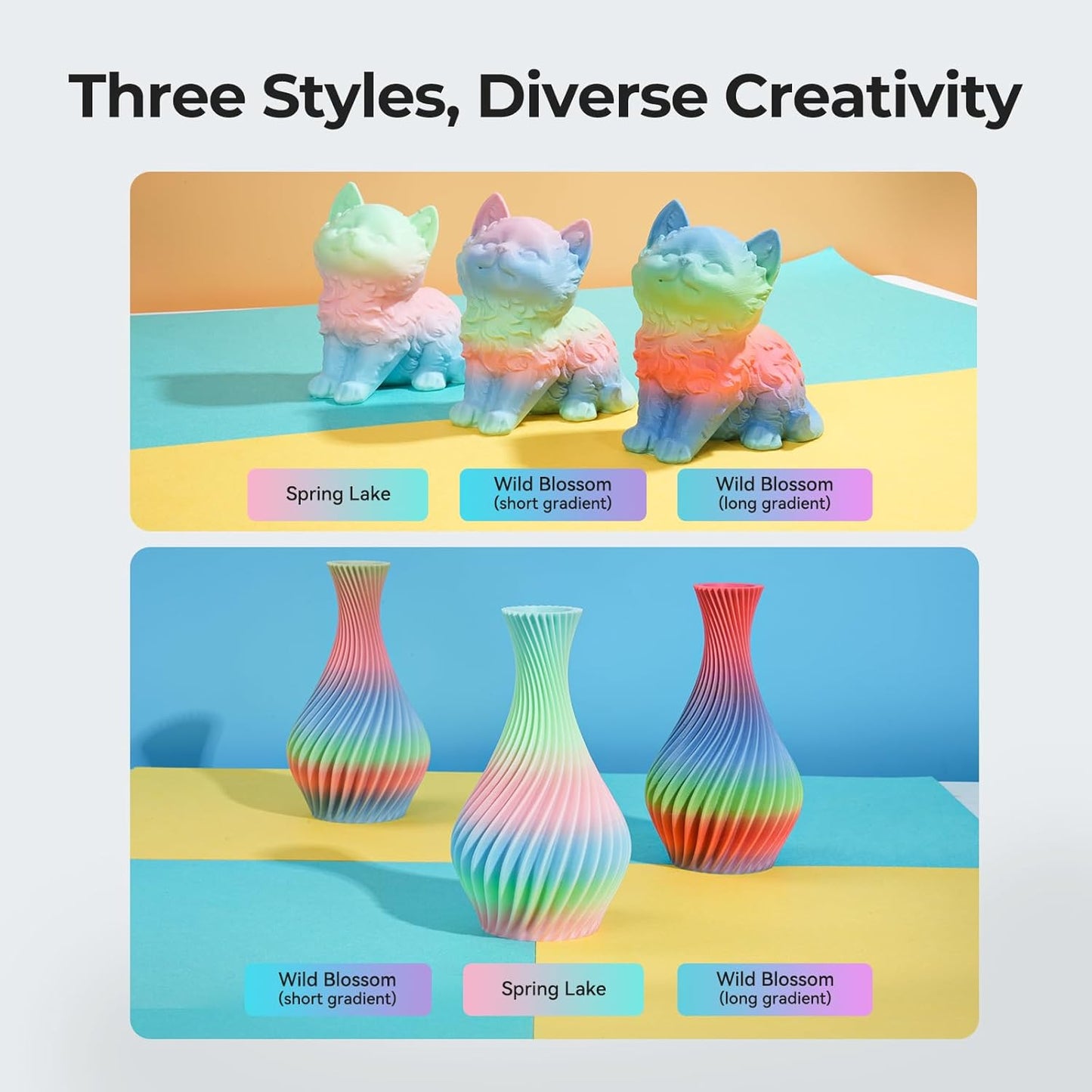 Creality Hyper Rainbow PLA 1Kg 1.75mm