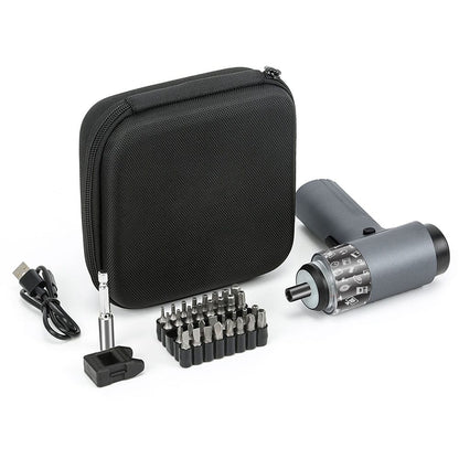 Creality Cordless Screwdriver Kit (Includes Case, Charge cable, 32 bits)