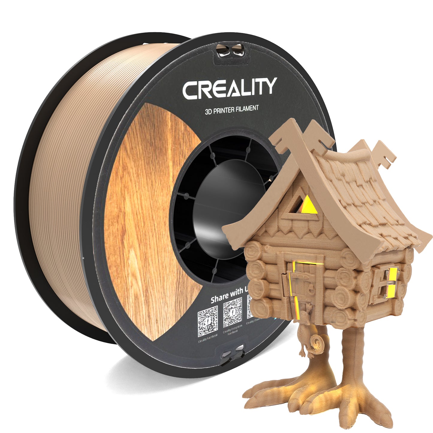 Creality Wood Filament White Pine 1Kg