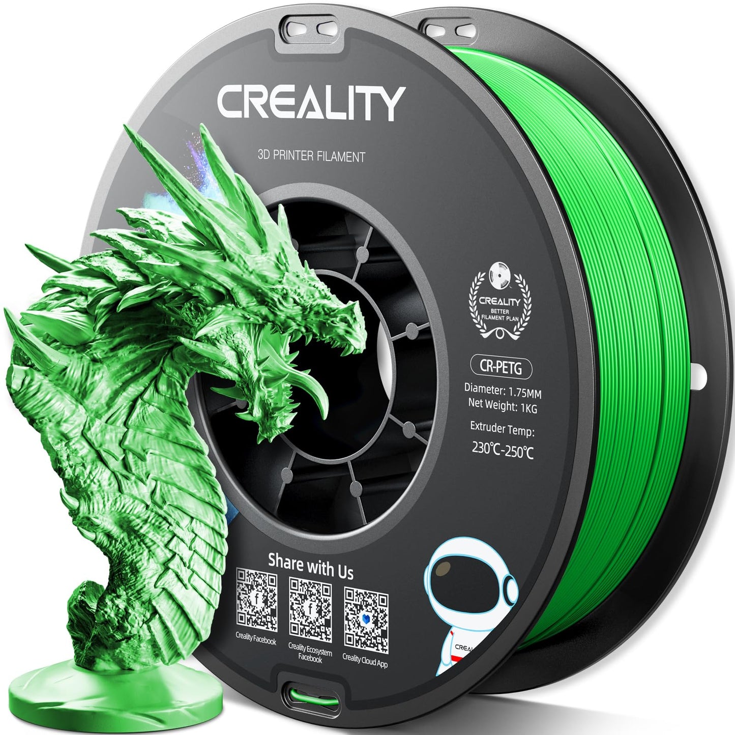 Creality CR PetG Filament 1Kg 1.75mm