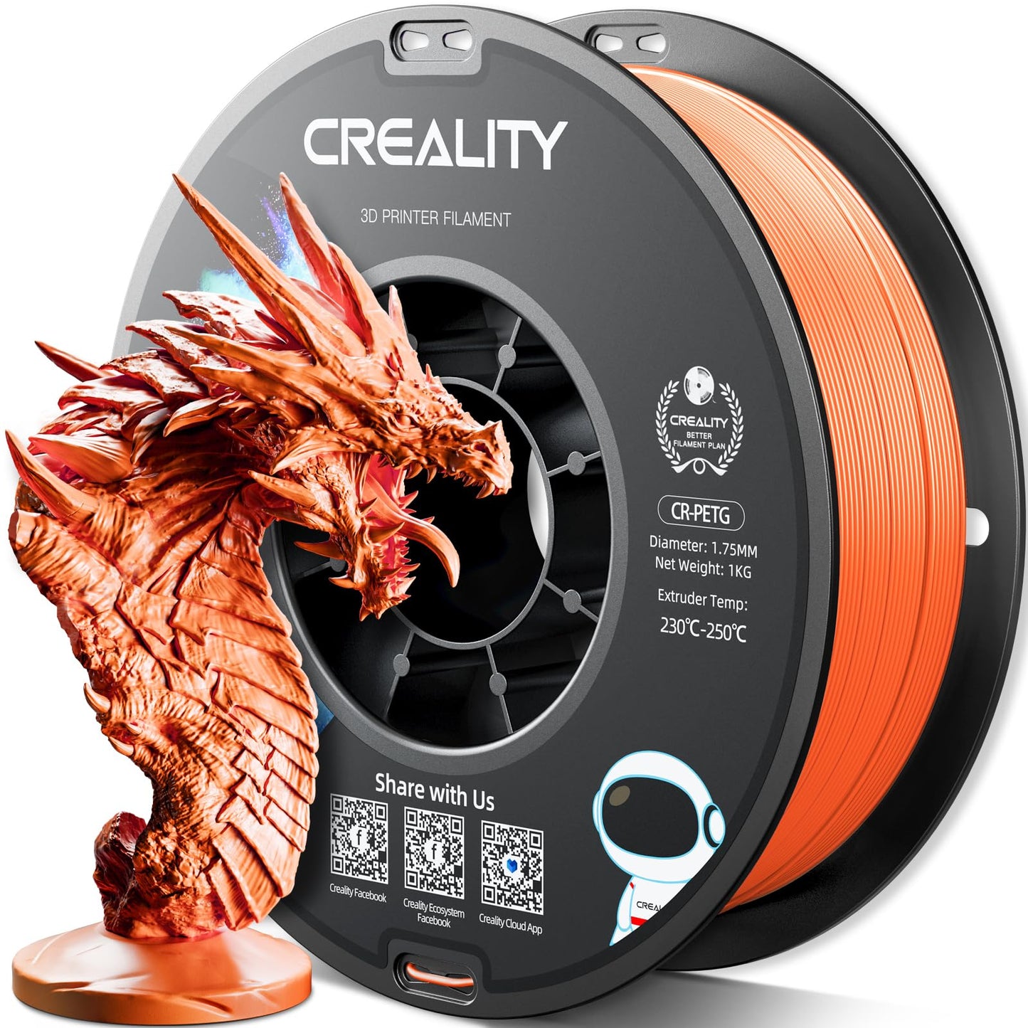 Creality CR PetG Filament 1Kg 1.75mm