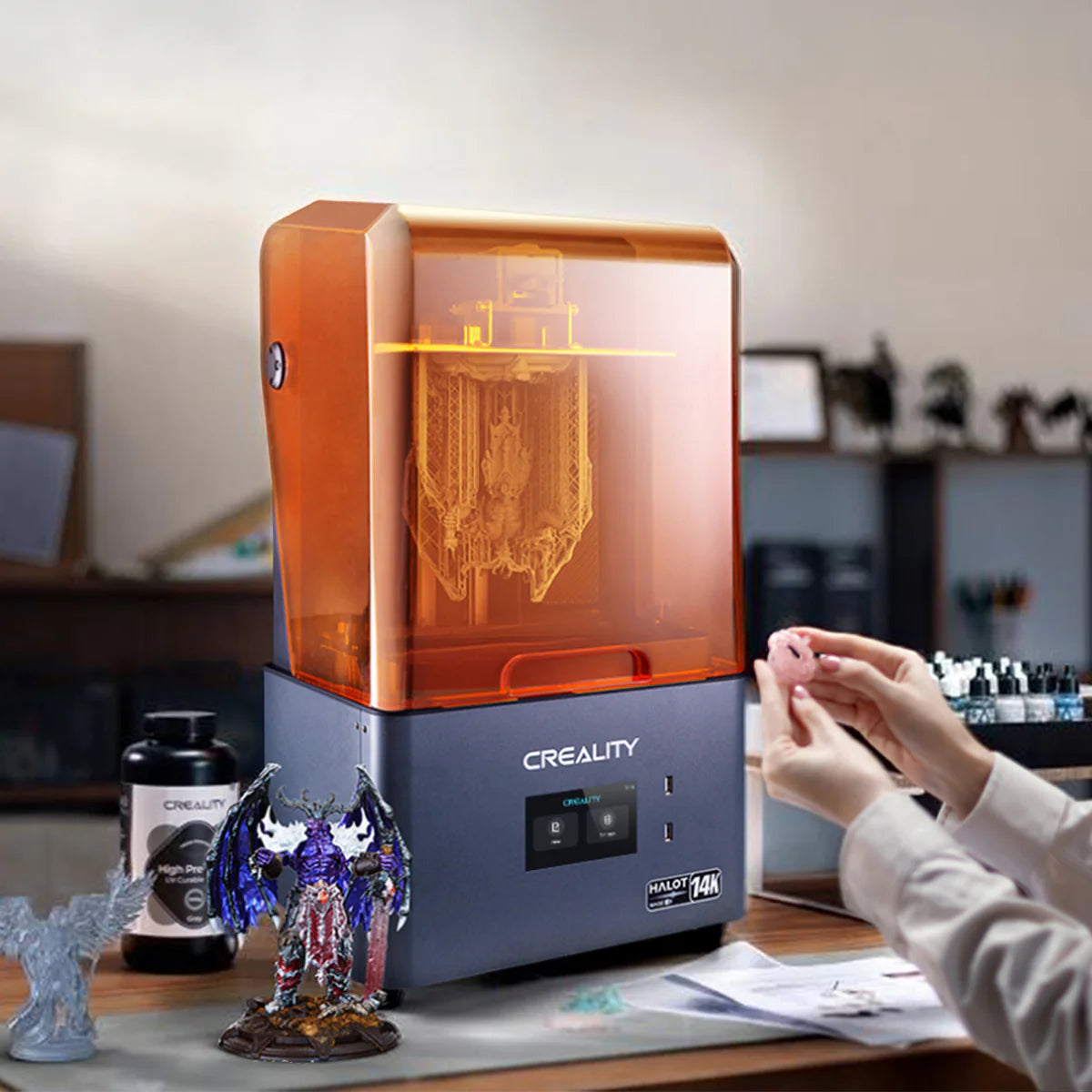 Creality Halot Mage S 14K Resin 3D Printer