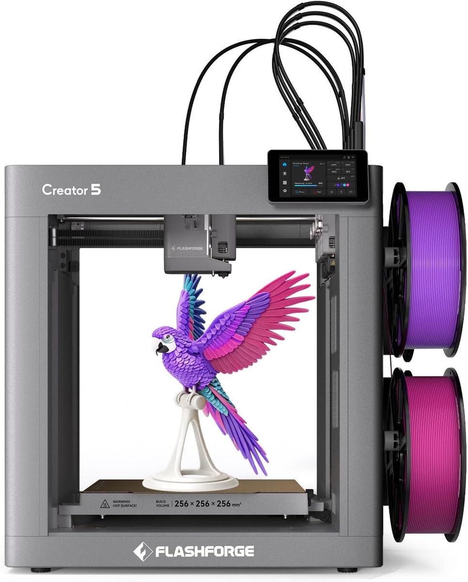 Flashforge Creator 5 - 4-Toolhead Multi-Colour 3D Printer