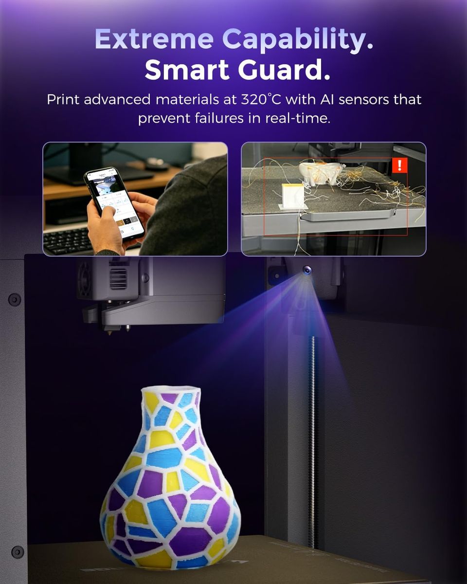 Flashforge Creator 5 - 4-Toolhead Multi-Colour 3D Printer