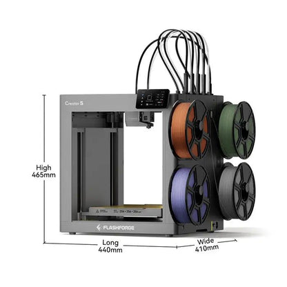Flashforge Creator 5 - 4-Toolhead Multi-Colour 3D Printer
