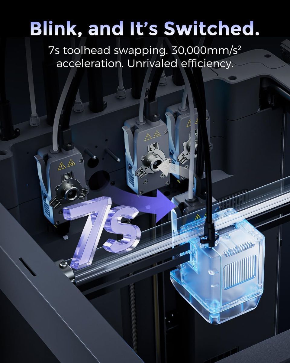 Flashforge Creator 5 - 4-Toolhead Multi-Colour 3D Printer