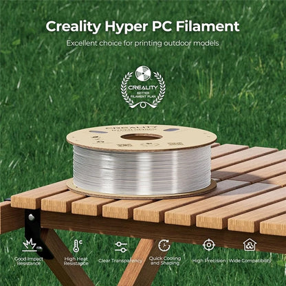 Creality Hyper PC Filament Transparent, 1Kg